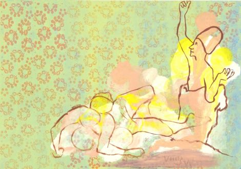 Entpuppung 70 x 100 cm